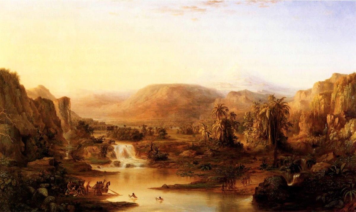 Land of the Lotus Eaters painintg by Robert S. Duncanson